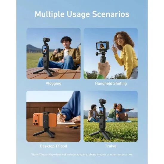 Telesin Mini Quick-Open Tripod - Black
